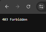 403 Forbidden recibido al acceder desde una IP diferente mediante VPN