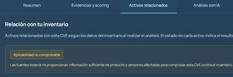 Inventario de activos de VulnSOC